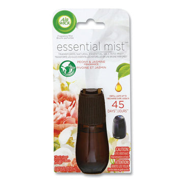 Air Wick® Essential Mist Refill, Peony And Jasmine, 0.67 Oz Bottle, 6-carton freeshipping - TVN Wholesale